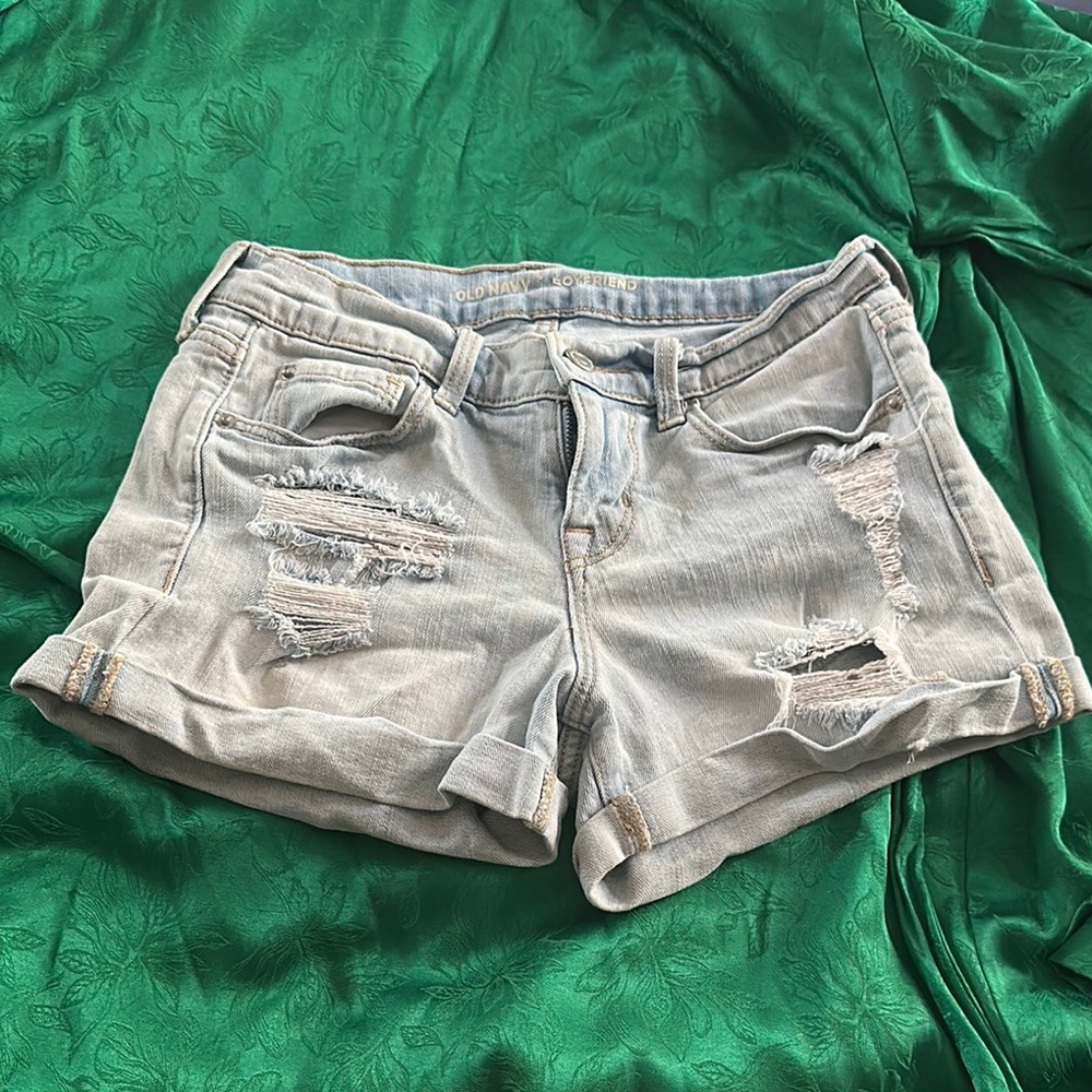 Old Navy Jean Shorts Distressed Size 0